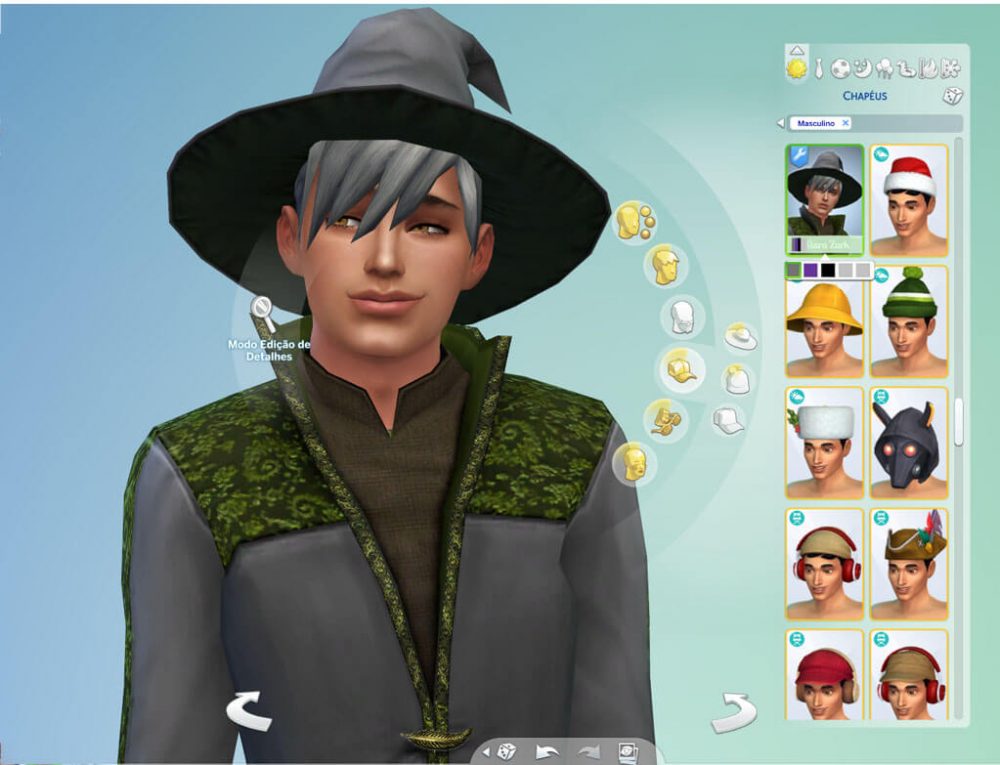 TS2 Male Witch Hat
